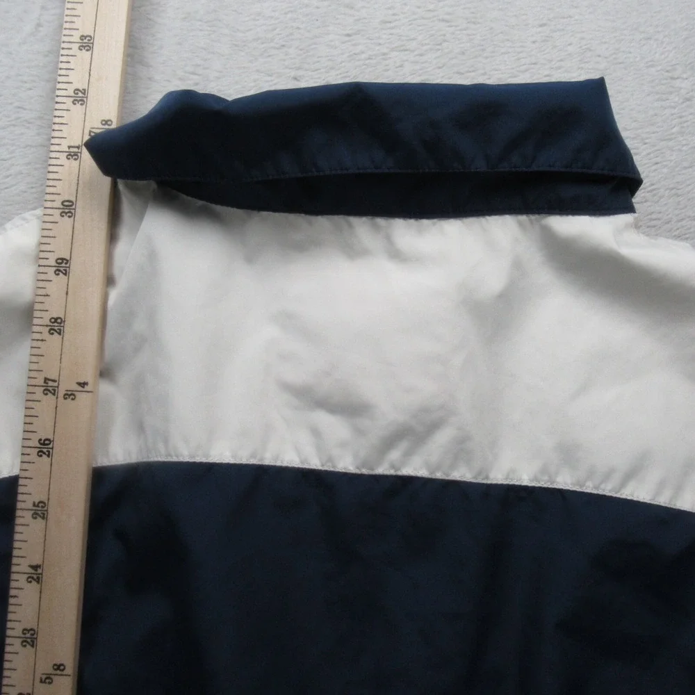 New England Patriots Jacket Men XXL NFL GIII Blue Colorblock Full Zip Football